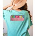 Mistakes Help Us Grow And Learn Teacher Women's Comfort Colors T-Shirt Back Print Chalky Mint