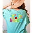 Montessori Rocks Montessori Teacher Back To School Women's Comfort Colors T-Shirt Back Print Chalky Mint Montessori Rocks Montessori Teacher Back To School Women's Comfort Colors T-Shirt Back Print Chalky Mint