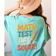 Motivational Math Test Day Shirt Testing Shirts For Teachers Women's Comfort Colors T-Shirt Back Print Chalky Mint Motivational Math Test Day Shirt Testing Shirts For Teachers Women's Comfort Colors T-Shirt Back Print Chalky Mint