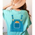 Mouse Halloween Costume Book Cookie Teacher Student Women's Comfort Colors T-Shirt Back Print Chalky Mint