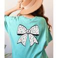 Music Notes Coquette Bow Music Teacher School Musician Band Women's Comfort Colors T-Shirt Back Print Chalky Mint Music Notes Coquette Bow Music Teacher School Musician Band Women's Comfort Colors T-Shirt Back Print Chalky Mint