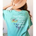 Music Teacher Women's Comfort Colors T-Shirt Back Print Chalky Mint Music Teacher Women's Comfort Colors T-Shirt Back Print Chalky Mint