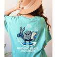 Nothing Beats 3rd Grade Back To School Kids Teachers Women's Comfort Colors T-Shirt Back Print Chalky Mint