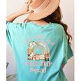 Oink Baa Moo Field Trip Squad Teacher Students Matching Women's Comfort Colors T-Shirt Back Print Chalky Mint Oink Baa Moo Field Trip Squad Teacher Students Matching Women's Comfort Colors T-Shirt Back Print Chalky Mint