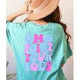OMG Point Your Toes Dancing Teacher Tap Dancer Dance For Men Women Kids Women's Comfort Colors T-Shirt Back Print Chalky Mint