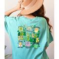 One Lucky Teacher St Patrick's Day Irish Teacher Lucky Era Women's Comfort Colors T-Shirt Back Print Chalky Mint One Lucky Teacher St Patrick's Day Irish Teacher Lucky Era Women's Comfort Colors T-Shirt Back Print Chalky Mint