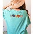 Paraprofessional Teacher Hearts Back To School Teach Rainbow Men Women Kids Women's Comfort Colors T-Shirt Back Print Chalky Mint Paraprofessional Teacher Hearts Back To School Teach Rainbow Men Women Kids Women's Comfort Colors T-Shirt Back Print Chalky Mint