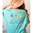 Periodic Elements Chemistry Lovers Science Teacher Women's Comfort Colors T-Shirt Back Print Chalky Mint