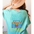 Physical Education Is My Jam PE Teacher Women's Comfort Colors T-Shirt Back Print Chalky Mint