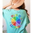 Play Is Learning Teacher Kindergarten For Men Women Kids Women's Comfort Colors T-Shirt Back Print Chalky Mint Play Is Learning Teacher Kindergarten For Men Women Kids Women's Comfort Colors T-Shirt Back Print Chalky Mint