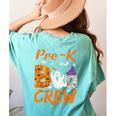 Pre K Boo Crew Teacher Student Halloween Pre Kindergarten Women's Comfort Colors T-Shirt Back Print Chalky Mint Pre K Boo Crew Teacher Student Halloween Pre Kindergarten Women's Comfort Colors T-Shirt Back Print Chalky Mint