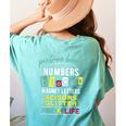Pre-K Life Preschool Teacher Tees Men Women T-Shirt Women's Comfort Colors T-Shirt Back Print Chalky Mint