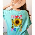 Pre School Teacher Pre-K Teacher Women's Comfort Colors T-Shirt Back Print Chalky Mint