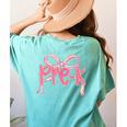 Preppy Pre k Back To School Pre-k Teachers Girls Cute Bow Women's Comfort Colors T-Shirt Back Print Chalky Mint Preppy Pre k Back To School Pre-k Teachers Girls Cute Bow Women's Comfort Colors T-Shirt Back Print Chalky Mint