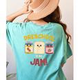 Preschool Is My Jam Teacher Shirt Women's Comfort Colors T-Shirt Back Print Chalky Mint Preschool Is My Jam Teacher Shirt Women's Comfort Colors T-Shirt Back Print Chalky Mint