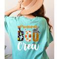 Principal Boo Crew Ghost Halloween Teachers School Matching Women's Comfort Colors T-Shirt Back Print Chalky Mint Principal Boo Crew Ghost Halloween Teachers School Matching Women's Comfort Colors T-Shirt Back Print Chalky Mint