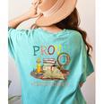 Prove It Text Evidence English Teacher Reading Teacher Women's Comfort Colors T-Shirt Back Print Chalky Mint