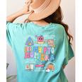 In My PTO Mom Parent Teacher Organization Back To School Women's Comfort Colors T-Shirt Back Print Chalky Mint