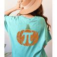 Pumpkin Pi Math Teacher Halloween Thanksgiving Day Costume Men Women Kids Women's Comfort Colors T-Shirt Back Print Chalky Mint Pumpkin Pi Math Teacher Halloween Thanksgiving Day Costume Men Women Kids Women's Comfort Colors T-Shirt Back Print Chalky Mint