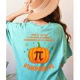 Pumpkin Pie Pi Math Teacher Shirt Halloween Men Adult Women's Comfort Colors T-Shirt Back Print Chalky Mint Pumpkin Pie Pi Math Teacher Shirt Halloween Men Adult Women's Comfort Colors T-Shirt Back Print Chalky Mint
