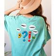 Punctuation Marks Wait What I Agree Stop English Teacher Women's Comfort Colors T-Shirt Back Print Chalky Mint Punctuation Marks Wait What I Agree Stop English Teacher Women's Comfort Colors T-Shirt Back Print Chalky Mint