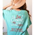 Punctuation Saves Lives I English Grammar Teacher Women's Comfort Colors T-Shirt Back Print Chalky Mint