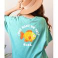 Que Hace Un Pez Nada Spanish Teacher Bilingual Teacher Dual Women's Comfort Colors T-Shirt Back Print Chalky Mint Que Hace Un Pez Nada Spanish Teacher Bilingual Teacher Dual Women's Comfort Colors T-Shirt Back Print Chalky Mint