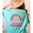 Rainbow Homeschool Mom Teacher I Go To School In My Pajamas Women's Comfort Colors T-Shirt Back Print Chalky Mint Rainbow Homeschool Mom Teacher I Go To School In My Pajamas Women's Comfort Colors T-Shirt Back Print Chalky Mint
