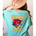 Reading Super Power Activated Superhero Teacher Or Student Men Women Girls Kids Women's Comfort Colors T-Shirt Back Print Chalky Mint
