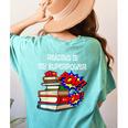 Reading Is My Super Power Superhero Best English Teacher Women's Comfort Colors T-Shirt Back Print Chalky Mint Reading Is My Super Power Superhero Best English Teacher Women's Comfort Colors T-Shirt Back Print Chalky Mint