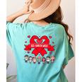 Red Ribbon Week Awareness For Students And Teachers Men Women Girls Kids Women's Comfort Colors T-Shirt Back Print Chalky Mint