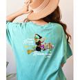 There's Room On My Broom For You Too Teacher Halloween Women's Comfort Colors T-Shirt Back Print Chalky Mint There's Room On My Broom For You Too Teacher Halloween Women's Comfort Colors T-Shirt Back Print Chalky Mint