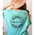 Retirement Class Of 2026 Count Down Progress Retired Teacher Women's Comfort Colors T-Shirt Back Print Chalky Mint