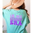 In My Retirement Era Groovy Retired Teacher 2025 Women Women's Comfort Colors T-Shirt Back Print Chalky Mint In My Retirement Era Groovy Retired Teacher 2025 Women Women's Comfort Colors T-Shirt Back Print Chalky Mint