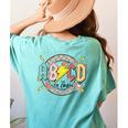 Retro ABCD Transitional Kindergarten Teacher Tour TK Teacher Women's Comfort Colors T-Shirt Back Print Chalky Mint