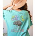 Retro BIOLOGY TEACHERS LOVE BRAINS This Is My Scary STEM Women's Comfort Colors T-Shirt Back Print Chalky Mint Retro BIOLOGY TEACHERS LOVE BRAINS This Is My Scary STEM Women's Comfort Colors T-Shirt Back Print Chalky Mint