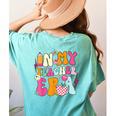 Retro Groovy In My Teaching Era Best Teacher Appreciation Women's Comfort Colors T-Shirt Back Print Chalky Mint Retro Groovy In My Teaching Era Best Teacher Appreciation Women's Comfort Colors T-Shirt Back Print Chalky Mint