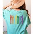 Retro Be Kind ASL Deaf Teacher Sign Language Gay Pride Women's Comfort Colors T-Shirt Back Print Chalky Mint Retro Be Kind ASL Deaf Teacher Sign Language Gay Pride Women's Comfort Colors T-Shirt Back Print Chalky Mint