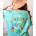I Run Marathon Just Kidding I Chase Toddlers Teacher Women's Comfort Colors T-Shirt Back Print Chalky Mint I Run Marathon Just Kidding I Chase Toddlers Teacher Women's Comfort Colors T-Shirt Back Print Chalky Mint
