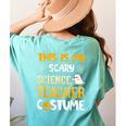 This Is My Scary Science Teacher Halloween Costumes Men Women Kids Women's Comfort Colors T-Shirt Back Print Chalky Mint This Is My Scary Science Teacher Halloween Costumes Men Women Kids Women's Comfort Colors T-Shirt Back Print Chalky Mint