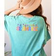 Se Amable Be Kind In Spanish Groovy Teacher Flowers Women's Comfort Colors T-Shirt Back Print Chalky Mint Se Amable Be Kind In Spanish Groovy Teacher Flowers Women's Comfort Colors T-Shirt Back Print Chalky Mint