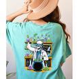 Skeleton Mad Scientist Halloween Costume Science Teacher Women's Comfort Colors T-Shirt Back Print Chalky Mint Skeleton Mad Scientist Halloween Costume Science Teacher Women's Comfort Colors T-Shirt Back Print Chalky Mint