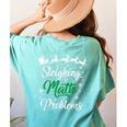 Sleighing Math Problem Xmas In Math Teacher Christmas Men Women Women's Comfort Colors T-Shirt Back Print Chalky Mint Sleighing Math Problem Xmas In Math Teacher Christmas Men Women Women's Comfort Colors T-Shirt Back Print Chalky Mint