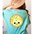 The Smart Cookie Good Egg Teacher Halloween Costume Food Women's Comfort Colors T-Shirt Back Print Chalky Mint