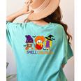 I Smell Children Witch Teacher Halloween Trick Or Teach Women's Comfort Colors T-Shirt Back Print Chalky Mint I Smell Children Witch Teacher Halloween Trick Or Teach Women's Comfort Colors T-Shirt Back Print Chalky Mint