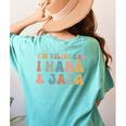 Spanish Teacher Groovy I'm Bilingual I Haha And Jaja Women's Comfort Colors T-Shirt Back Print Chalky Mint Spanish Teacher Groovy I'm Bilingual I Haha And Jaja Women's Comfort Colors T-Shirt Back Print Chalky Mint