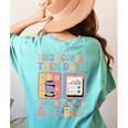Special Education First Coffee Then Data Retro SPED Teacher Women's Comfort Colors T-Shirt Back Print Chalky Mint Special Education First Coffee Then Data Retro SPED Teacher Women's Comfort Colors T-Shirt Back Print Chalky Mint