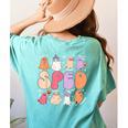 Special Education Teacher Ghosts Halloween SPED Teacher Women's Comfort Colors T-Shirt Back Print Chalky Mint