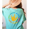Special Education Teacher Inspirational SPED Teachers Autism Women's Comfort Colors T-Shirt Back Print Chalky Mint
