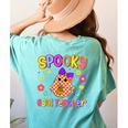 Spooky ESOL Teacher Halloween ESOL Teaching Coquette Women's Comfort Colors T-Shirt Back Print Chalky Mint Spooky ESOL Teacher Halloween ESOL Teaching Coquette Women's Comfort Colors T-Shirt Back Print Chalky Mint